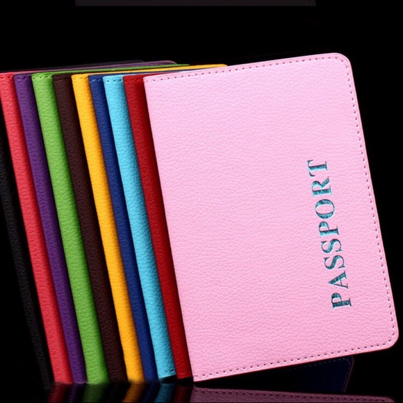 Passport Travel Case/Holder in Pink - Picture 2 of 2